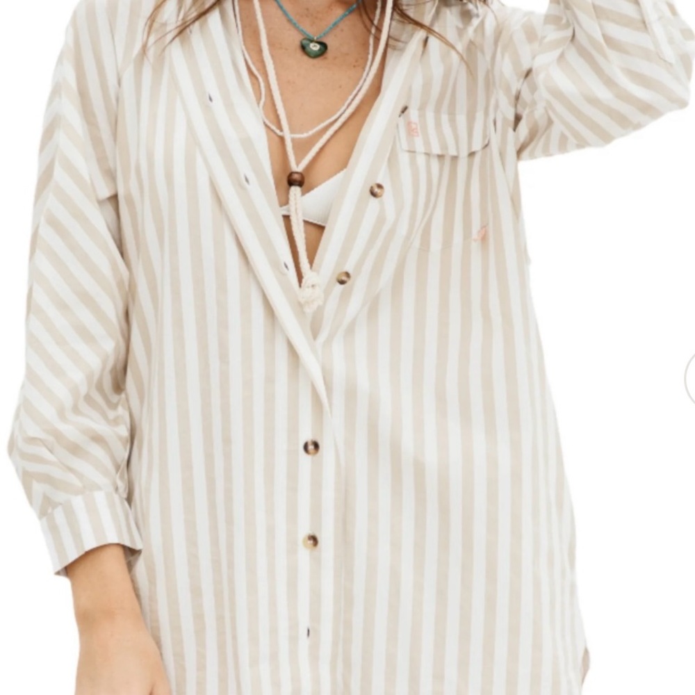 Lady Captain - Captain Tunic in Sand Stripe